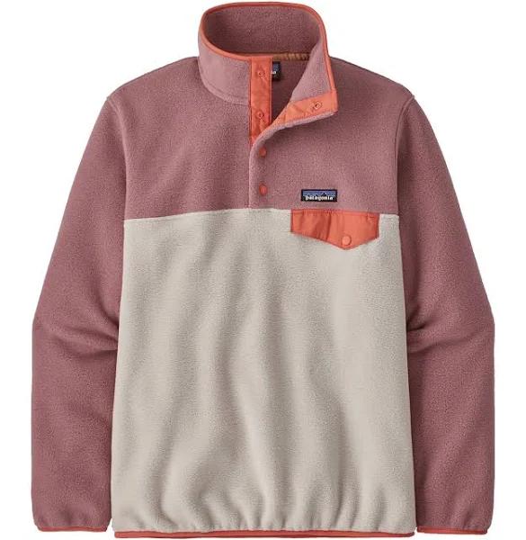 Patagonia Womens Lightweight Synchilla Snap-T Pullover Fleece - Pumice