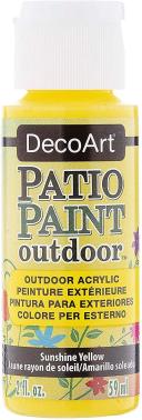 Patio Paint 2oz Sunshine Yellow