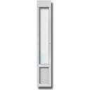 Patio Pet Door Insert (Medium, White)