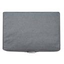 Paws & Claws 90cm Pia Pet Dog Bed Sleeping Rectangle Mattress Cushion Large Grey
