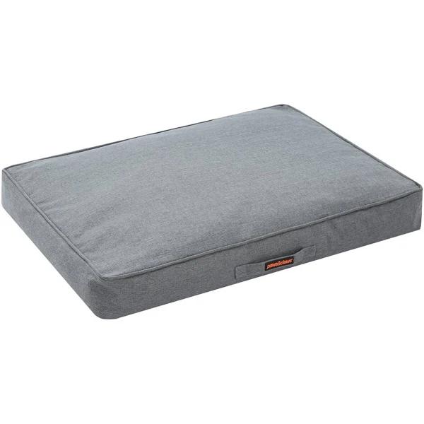 Paws & Claws 90cm Pia Pet Dog Bed Sleeping Rectangle Mattress Cushion Large Grey