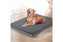 PaWz Dog Calming Bed Pet Cat Mattress Removable Cover Washable Portable Grey M