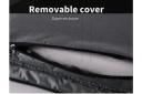 PaWz Dog Calming Bed Pet Cat Mattress Removable Cover Washable Portable Grey M