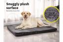 PaWz Dog Calming Bed Pet Cat Mattress Removable Cover Washable Portable Grey M