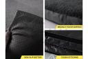 PaWz Dog Calming Bed Pet Cat Mattress Removable Cover Washable Portable Grey M