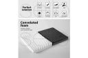 PaWz Dog Calming Bed Pet Cat Mattress Removable Cover Washable Portable Grey M