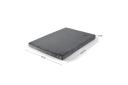 PaWz Dog Calming Bed Pet Cat Mattress Removable Cover Washable Portable Grey XL