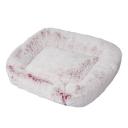 PaWz Dog Calming Bed Warm Soft Plush Comfy Sleeping Kennel Cave Memory Foam Pink S