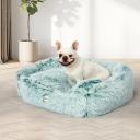 PaWz Dog Calming Bed Warm Soft Plush Comfy Sleeping Kennel Cave Memory Foam Pink S