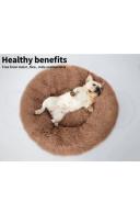 PaWz Pet Bed Mattress Dog Beds Bedding Cat Pad Mat Cushion Winter M Brown
