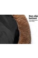 PaWz Pet Bed Mattress Dog Beds Bedding Cat Pad Mat Cushion Winter M Brown