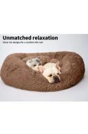 PaWz Pet Bed Mattress Dog Beds Bedding Cat Pad Mat Cushion Winter M Brown