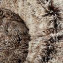 PaWz Pet Beds Dog Cat Soft Warm Kennel Round Calming Nest Cave AU Coffee L