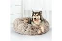 PaWz Pet Beds Dog Cat Soft Warm Kennel Round Calming Nest Cave AU Coffee M