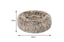 PaWz Pet Beds Dog Cat Soft Warm Kennel Round Calming Nest Cave AU Coffee M