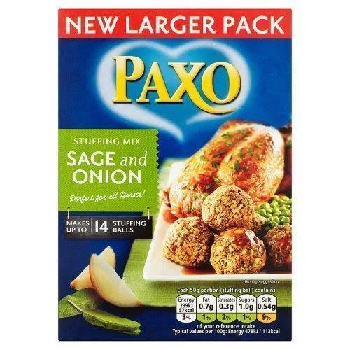 Paxo - Stuffing Mix - Sage & Onion - 190g