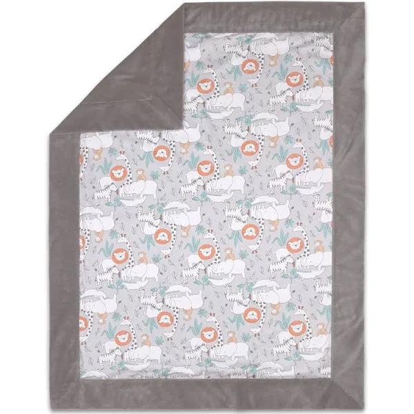 Peanut Shell Safari Adventure Pram Blanket