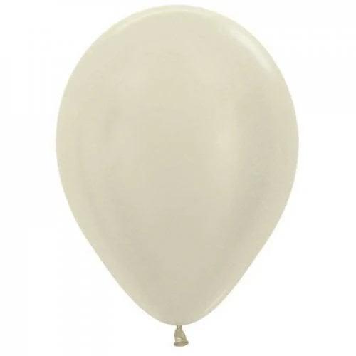 Pearl Ivory 30cm Sempertex Balloons Pkt 100