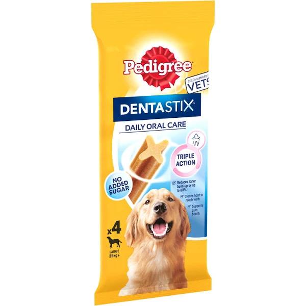 Pedigree Dentastix Daily Dental Chews Large Dog 4 Sticks
