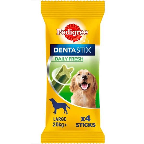 Pedigree Dentastix Fresh Daily Dental Chews Large Dog 4 Sticks