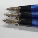 Pelikan Fountain Pen Souverän M600, Black & Blue, 995324 (Nib: EF)