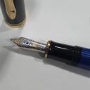 Pelikan Fountain Pen Souverän M600, Black & Blue, 995324 (Nib: EF)