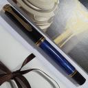 Pelikan Fountain Pen Souverän M600, Black & Blue, 995324 (Nib: EF)