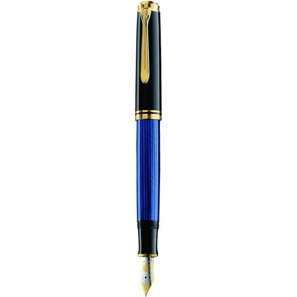 Pelikan Fountain Pen Souverän M600, Black & Blue, 995324 (Nib: EF)
