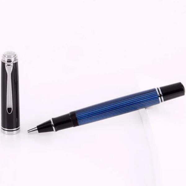 Pelikan Premium R805 Rollerball Pen Pointe Noir/Bleu