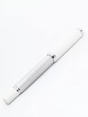 Pelikan Souveran 405 Silver-White Fountain Pen, Special Ed., 815475KIT (Nib: F)