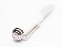 Pelikan Souveran 405 Silver-White Fountain Pen, Special Ed., 815475KIT (Nib: F)