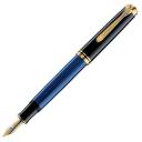 Pelikan Souveran M600 Fountain Pen Black / Blue F - Fine