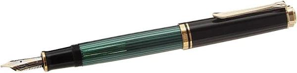 Pelikan Souveran M600 Fountain Pen Black / Green B - Broad