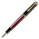 Pelikan Souveran M600 Fountain Pen Black / Red B - Broad