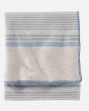 Pendleton - Eco-Wise Washable Wool Blanket, Irving Stripe Taupe, King | Bedding