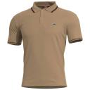 Pentagon Aniketos Polo T-Shirt Stripes Tan Brown Size XL