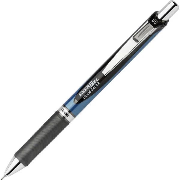 Pentel BLN75-A Energel RTX Roller Ball Retractable Gel Pen, Black Ink, Fine
