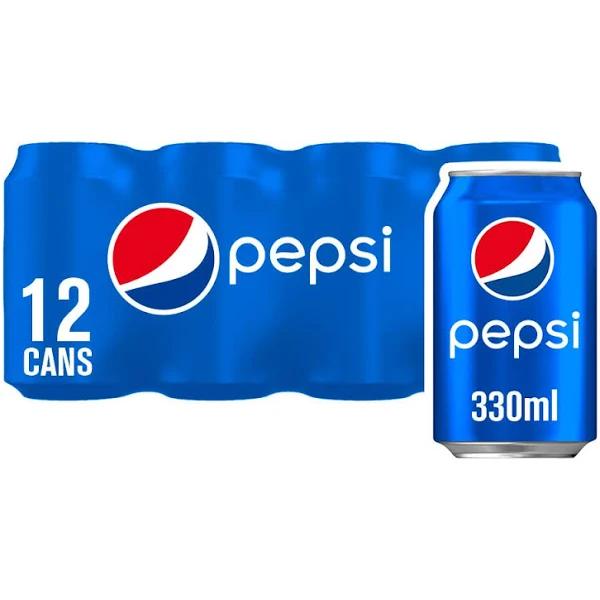 Pepsi Regular 12 x 330ml Cans