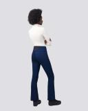 Perfect Moment Aurora High Waist Flare Women's Snow Pant - Navy