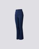 Perfect Moment Aurora High Waist Flare Women's Snow Pant - Navy
