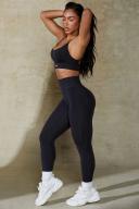 Petite High Waist Define Luxe Leggings in Black, S