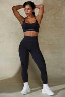 Petite High Waist Define Luxe Leggings in Black, S