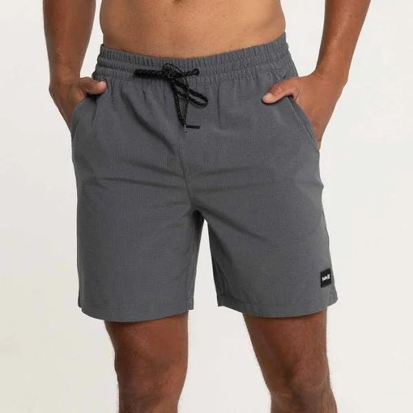Phantom Zuma II Volley 18" Hurley Mens Walkshort Black Heather