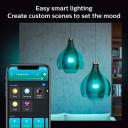 Philips Hue White and Color Ambiance A19 Bluetooth 75W Smart LED Bulb, 2-Pack