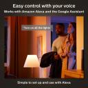 Philips Hue White and Color Ambiance A19 Bluetooth 75W Smart LED Bulb, 2-Pack