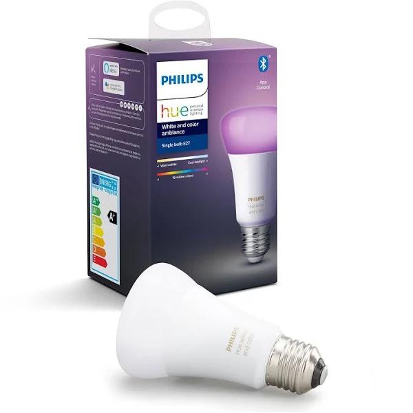 Philips Hue White Color Ambiance A60 E27 Smart Bulb White 7219206