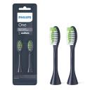 Philips One by Sonicare, 2 Brush Heads, Midnight Navy Blue, BH1022/04