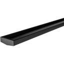 Phoenix V Channel Drain Ti 75 x 600mm Outlet 65mm Matte Black 201-1113-10