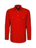 Pilbara Men's Closed Front Shirt LS RM200CF Green / 5XL
