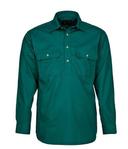 Pilbara Men's Closed Front Shirt LS RM200CF Green / 5XL